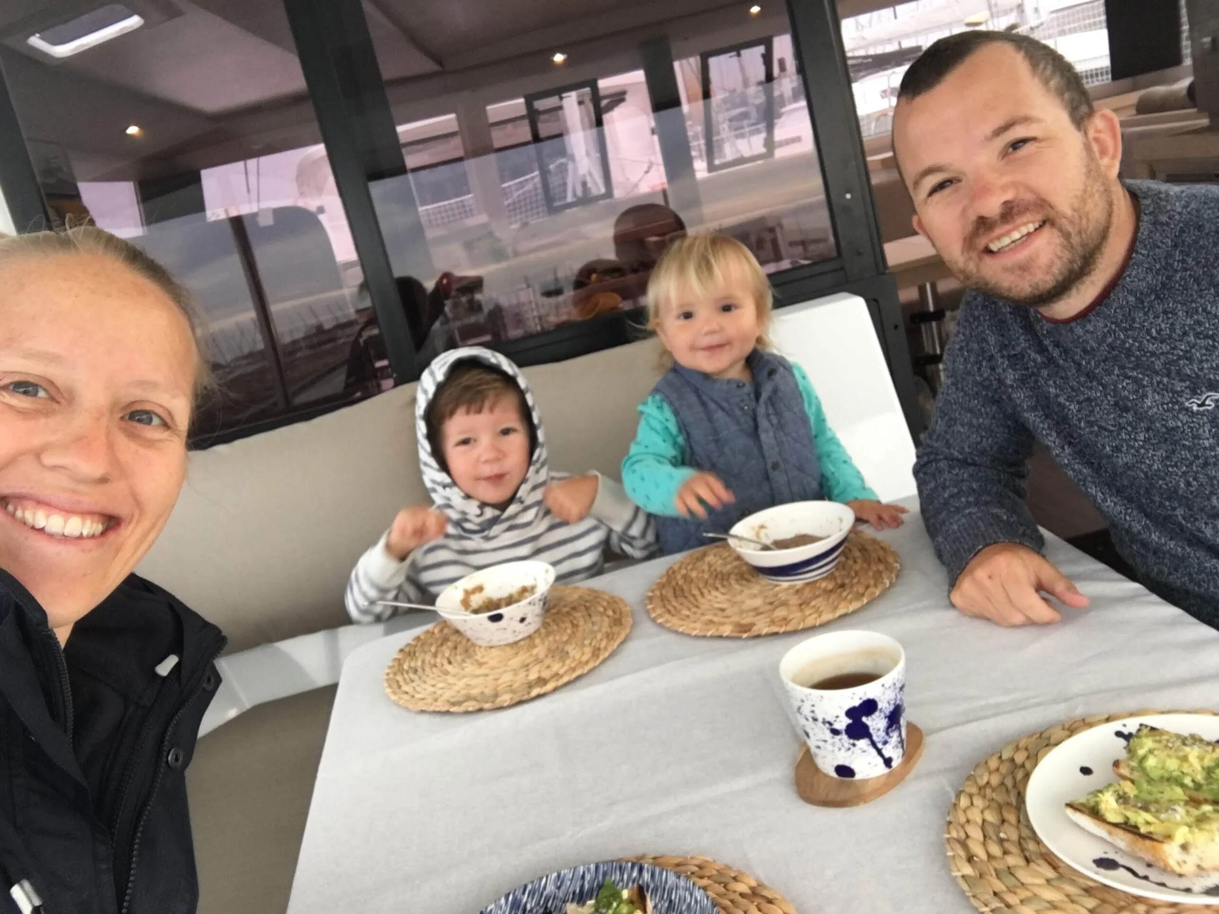 A little flashback from when we first moved aboard!